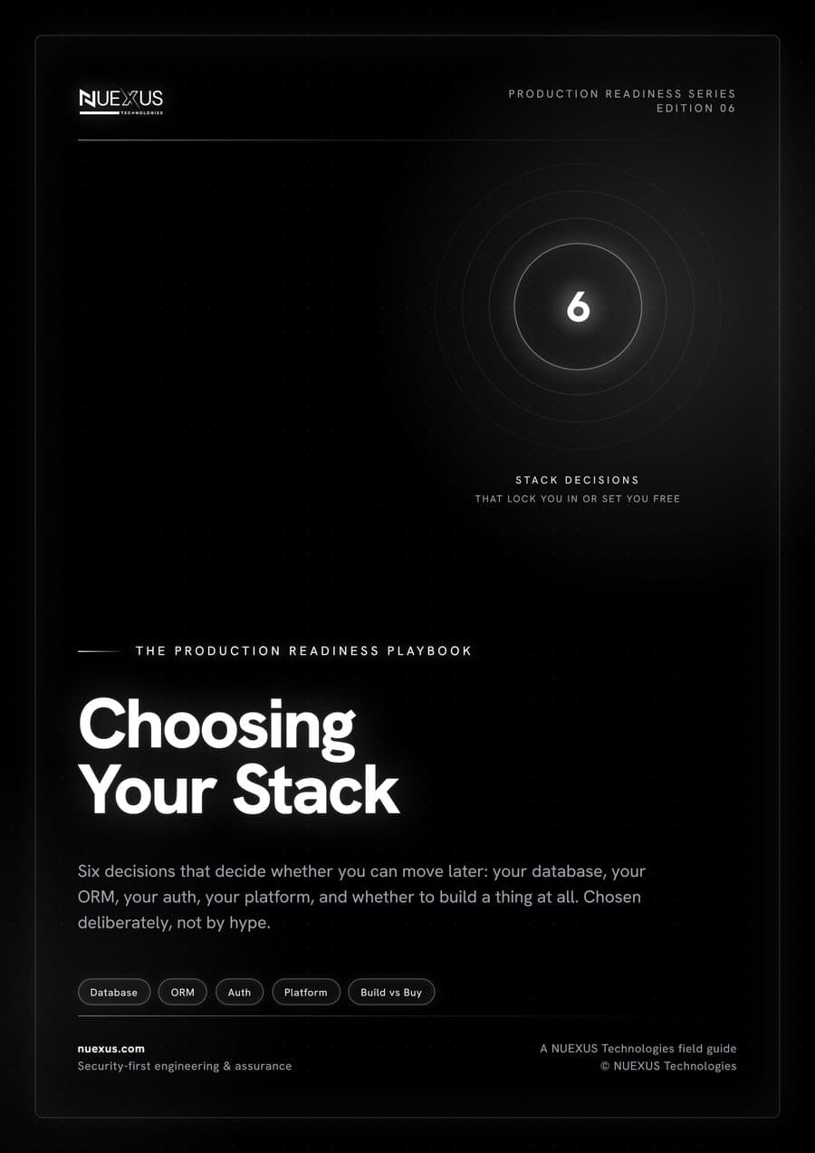 Choosing Your Stack cover